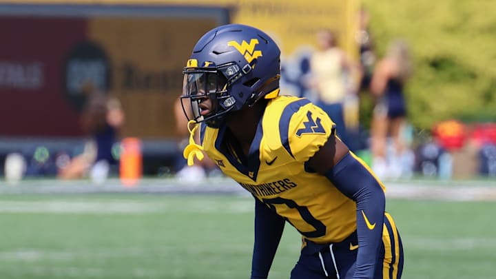 West Virginia University cornerback Ayden Garnes. West Virginia University cornerback Ayden Garnes.