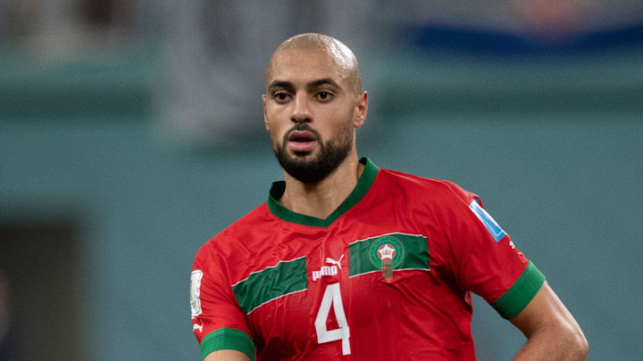 Morocco's Sofyan Amrabat impressed at the 2022 FIFA World Cup finals