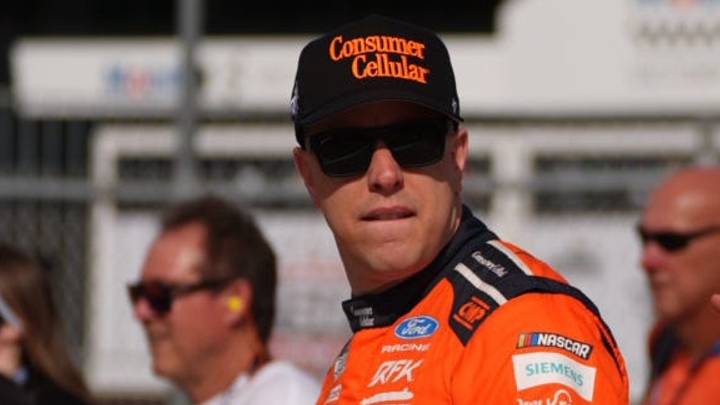 Brad Keselowski walks out for qualifying for the Coke Zero Sugar 400 NASCAR Cup Series race on Aug. 28, 2026, at Daytona International Speedway. Brad Keselowski walks out for qualifying for the Coke Zero Sugar 400 NASCAR Cup Series race on Aug. 28, 2026, at Daytona International Speedway.