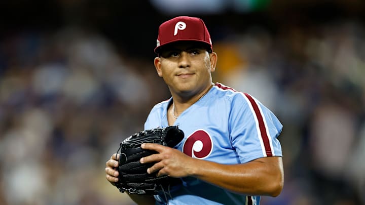 Division Series - Philadelphia Phillies v Los Angeles Dodgers - Game Three Division Series - Philadelphia Phillies v Los Angeles Dodgers - Game Three