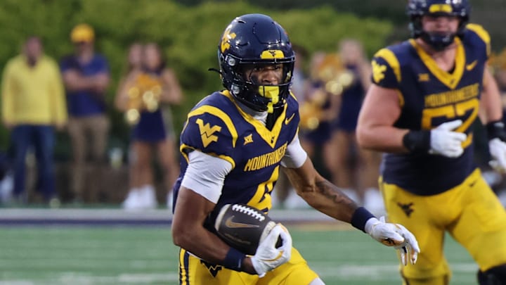 West Virginia University receiver Cam Vaughn West Virginia University receiver Cam Vaughn