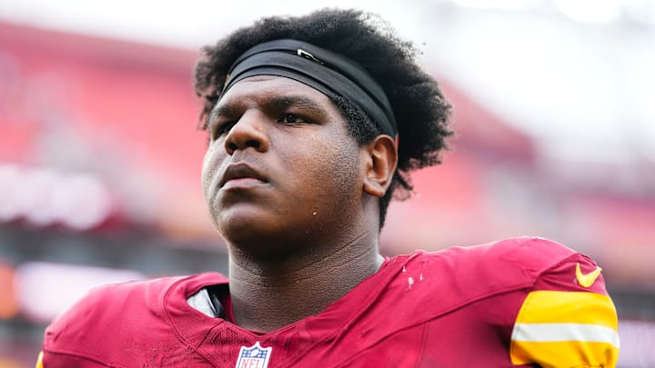 Washington Commanders offensive tackle Josh Conerly Jr.