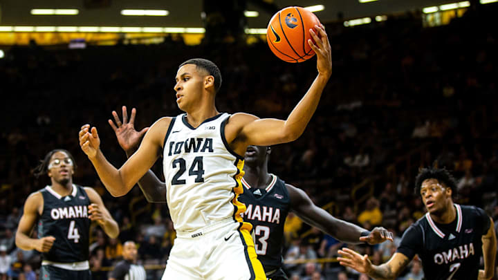 Iowa forward Kris Murray (24) 