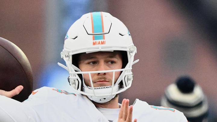 Miami Dolphins quarterback Quinn Ewers