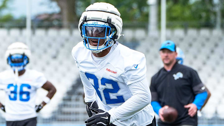 Detroit Lions safety Brian Branch (32). Detroit Lions safety Brian Branch (32).