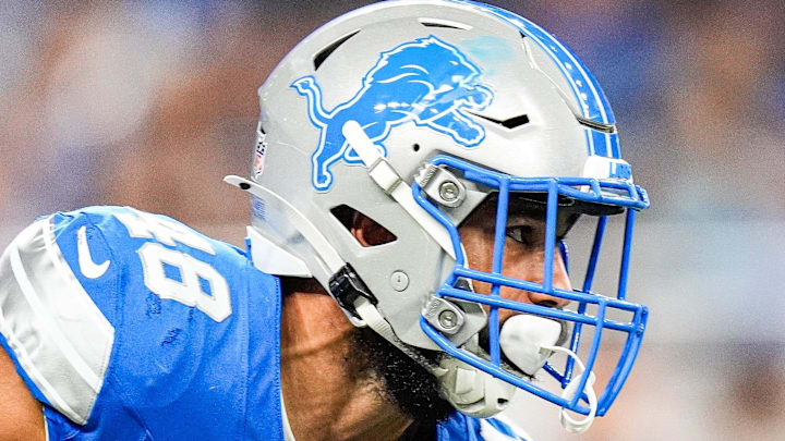 Detroit Lions kick returner Jacob Saylors (48).