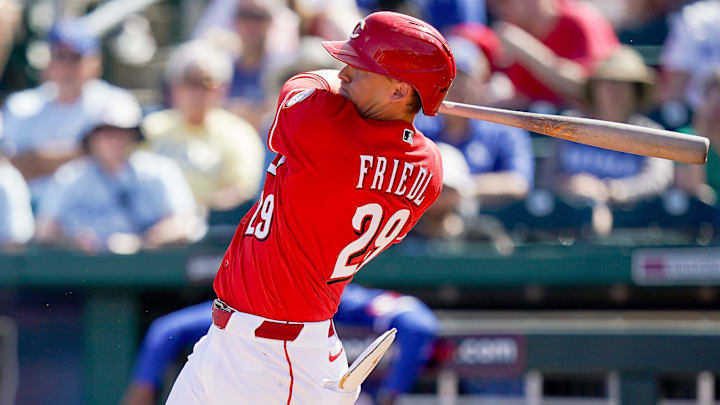 Cincinnati Reds designated hitter TJ Friedl (29)