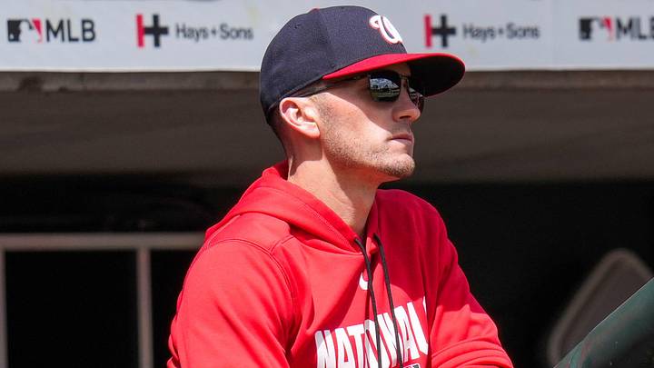 Washington Nationals manager Blake Butera Washington Nationals manager Blake Butera