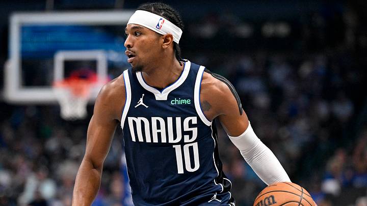 Feb 27, 2026; Dallas, Texas, USA; Dallas Mavericks guard Brandon Williams (10) brings the ball up court against the Memphis Grizzlies during the first quarter at the American Airlines Center. Mandatory Credit: Jerome Miron-Imagn Images Feb 27, 2026; Dallas, Texas, USA; Dallas Mavericks guard Brandon Williams (10) brings the ball up court against the Memphis Grizzlies during the first quarter at the American Airlines Center. Mandatory Credit: Jerome Miron-Imagn Images