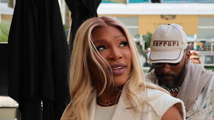 Serena Williams arrives at the paddock area at Miami International Autodrome Serena Williams arrives at the paddock area at Miami International Autodrome