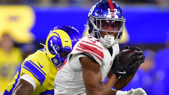New York Giants wide receiver Darnell Mooney New York Giants wide receiver Darnell Mooney