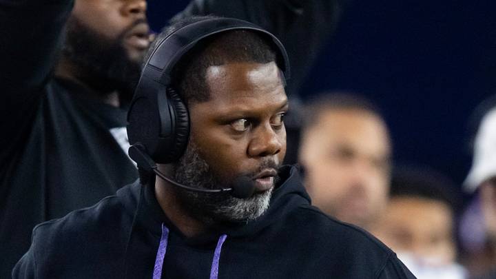 Washington Commanders defensive coordinator Daronte Jones Washington Commanders defensive coordinator Daronte Jones