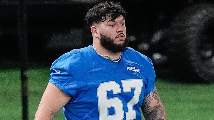 Detroit Lions center Trystan Colon (67).