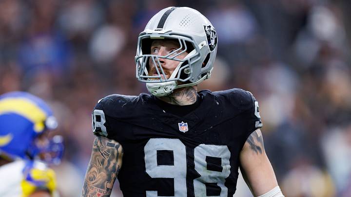 Las Vegas Raiders edge rusher Maxx Crosby Las Vegas Raiders edge rusher Maxx Crosby