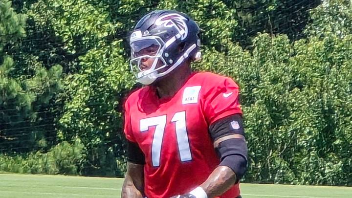 Atlanta Falcons offensive tackle Jawaan Taylor was signed as a free agent to replace Kaleb McGary. Atlanta Falcons offensive tackle Jawaan Taylor was signed as a free agent to replace Kaleb McGary.