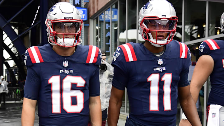 Joshua Dobbs and Tommy DeVito are the Patriots' two other quarterbacks.