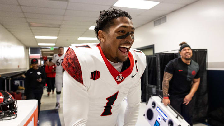 San Diego State Aztecs cornerback Chris Johnson (1). San Diego State Aztecs cornerback Chris Johnson (1).