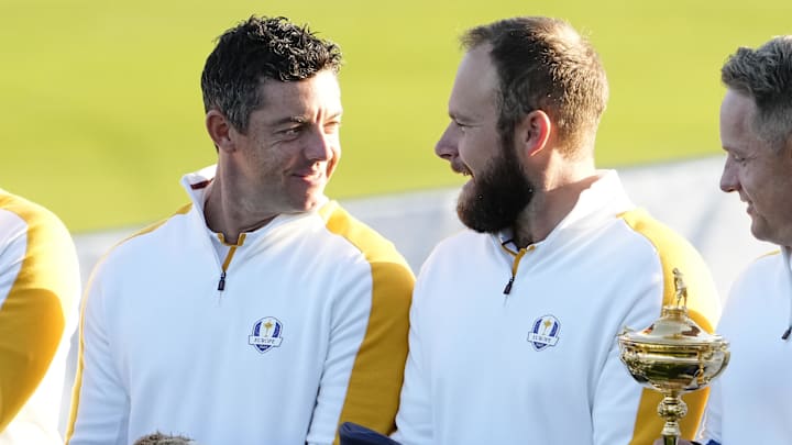 Rory McIlroy and Tyrrell Hatton have been Ryder Cup teammates three times. Rory McIlroy and Tyrrell Hatton have been Ryder Cup teammates three times.