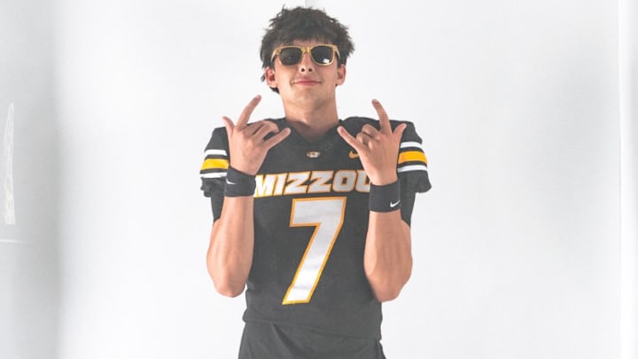 La Salle quarterback and Missouri commit Gavin Sidwar on his official visit to Missouri on Sunday, June 22. 