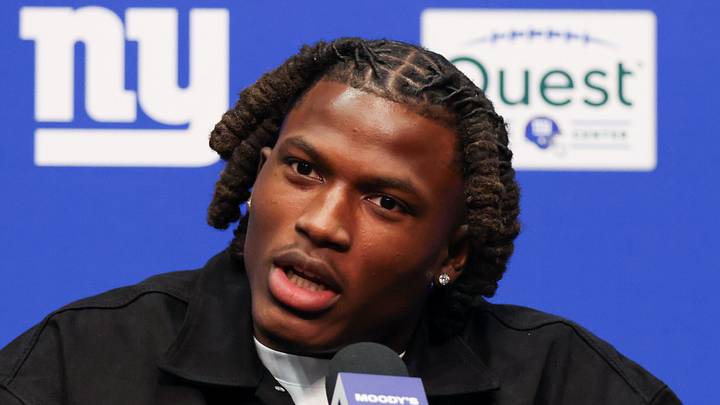 New York Giants draft pick Arvell Reese New York Giants draft pick Arvell Reese
