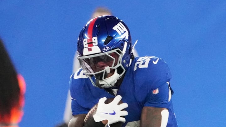 New York Giants running back Tyrone Tracy Jr.  