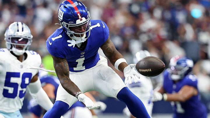 New York Giants wide receiver Malik Nabers could be a major risk in 2026 fantasy football drafts. New York Giants wide receiver Malik Nabers could be a major risk in 2026 fantasy football drafts.