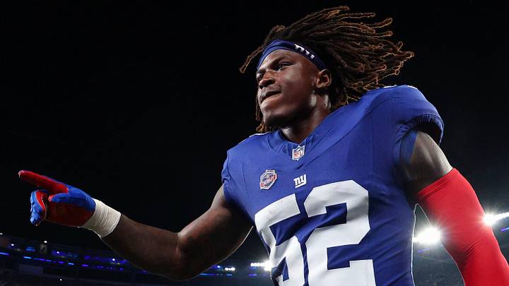 New York Giants linebacker Arvell Reese New York Giants linebacker Arvell Reese