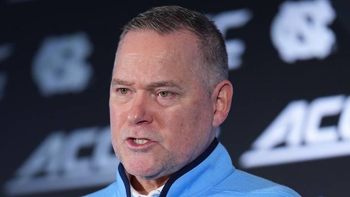 Oct 7, 2026; Charlotte, NC, USA; North Carolina Tar Heels head coach Michael Malone answers questions from the media during the ACC Tip-Off in Charlotte, NC. Mandatory Credit: Jim Dedmon-Imagn Images Oct 7, 2026; Charlotte, NC, USA; North Carolina Tar Heels head coach Michael Malone answers questions from the media during the ACC Tip-Off in Charlotte, NC. Mandatory Credit: Jim Dedmon-Imagn Images