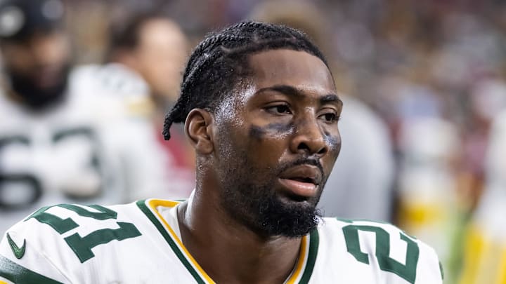 Green Bay Packers cornerback Nate Hobbs