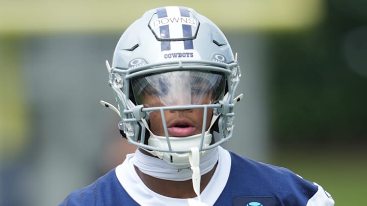Dallas Cowboys defensive back Caleb Downs 