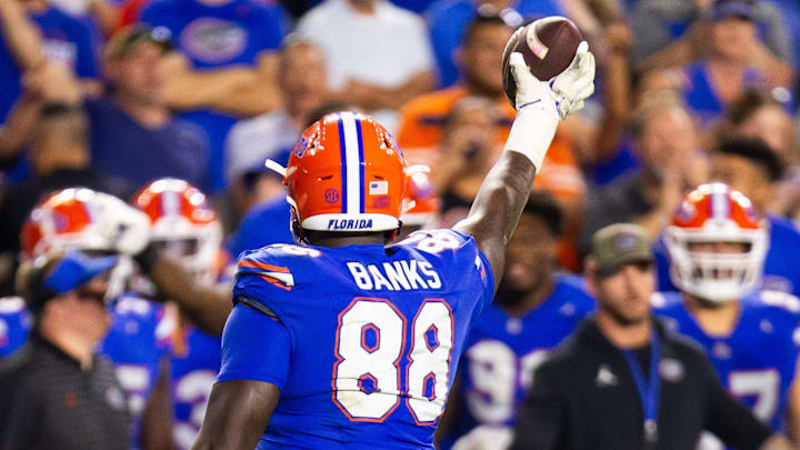 Florida Gators defensive lineman Caleb Banks has not played since the LSU game, his only appearance this season. Florida Gators defensive lineman Caleb Banks has not played since the LSU game, his only appearance this season.