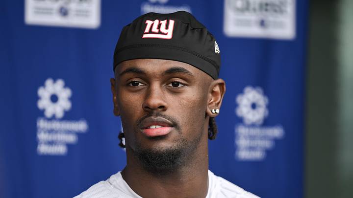 New York Giants wide receiver Malachi Fields New York Giants wide receiver Malachi Fields