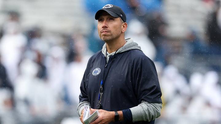 Apr 25, 2026; University Park, PA, USA; Penn State Nittany Lions head coach Matt Campbell looks on from the field during the Penn State Blue-White Spring game at Beaver Stadium. Mandatory Credit: Matthew O'Haren-Imagn Images Apr 25, 2026; University Park, PA, USA; Penn State Nittany Lions head coach Matt Campbell looks on from the field during the Penn State Blue-White Spring game at Beaver Stadium. Mandatory Credit: Matthew O'Haren-Imagn Images