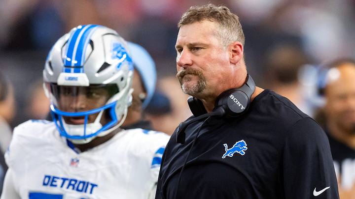 Detroit Lions head coach Dan Campbell against the Arizona Cardinals at State Farm Stadium
