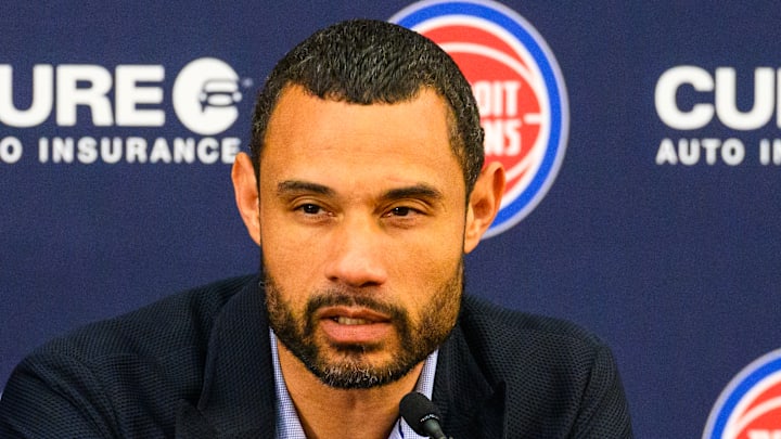 Detroit Pistons Introduce Trajan Langdon
