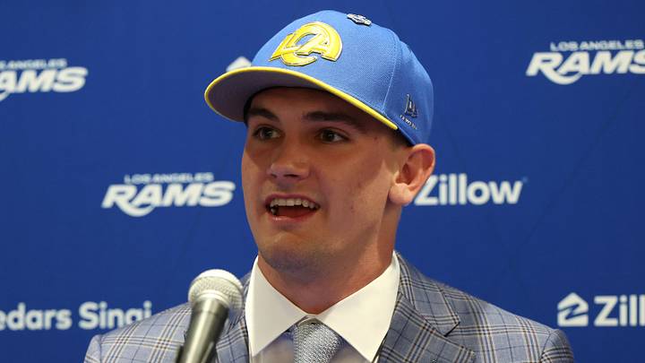 Los Angeles Rams first-round draft pick Ty Simpson.