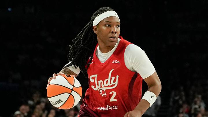 Indiana Fever forward Myisha Hines-Allen Indiana Fever forward Myisha Hines-Allen