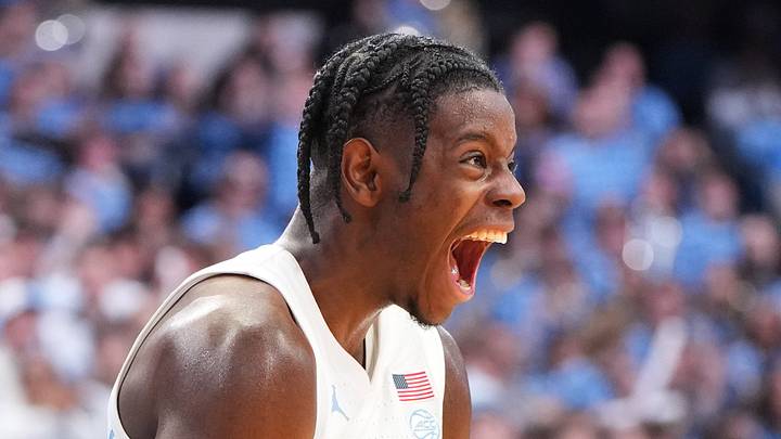 Jan 21, 2026; Chapel Hill, North Carolina, USA; North Carolina Tar Heels forward Caleb Wilson (8) reacts in the second half at Dean E. Smith Center. Mandatory Credit: Bob Donnan-Imagn Images Jan 21, 2026; Chapel Hill, North Carolina, USA; North Carolina Tar Heels forward Caleb Wilson (8) reacts in the second half at Dean E. Smith Center. Mandatory Credit: Bob Donnan-Imagn Images