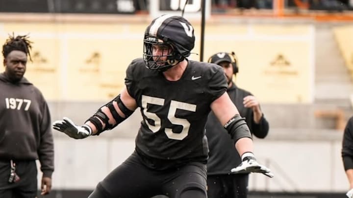 Bryce Henderson is part of a group that's revamped the Vanderbilt offensive line.
