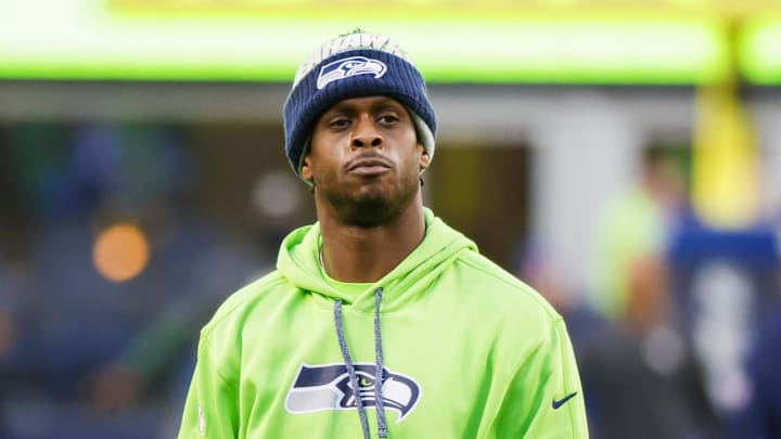 Dec 15, 2024; Seattle, Washington, USA; Seattle Seahawks quarterback Geno Smith (7) participates in pregame warmups against the Green Bay Packers at Lumen Field. Mandatory Credit: Joe Nicholson-Imagn Images Dec 15, 2024; Seattle, Washington, USA; Seattle Seahawks quarterback Geno Smith (7) participates in pregame warmups against the Green Bay Packers at Lumen Field. Mandatory Credit: Joe Nicholson-Imagn Images