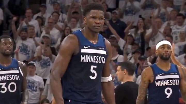 Anthony Edwards had 30 points in the Timberwolves' Game 3 win over the Thunder. 