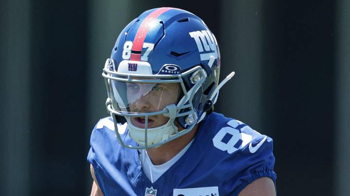New York Giants wide receiver Braxton Berrios New York Giants wide receiver Braxton Berrios