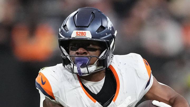 Denver Broncos running back RJ Harvey