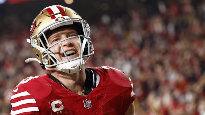 San Francisco 49ers running back Christian McCaffrey (23) San Francisco 49ers running back Christian McCaffrey (23)