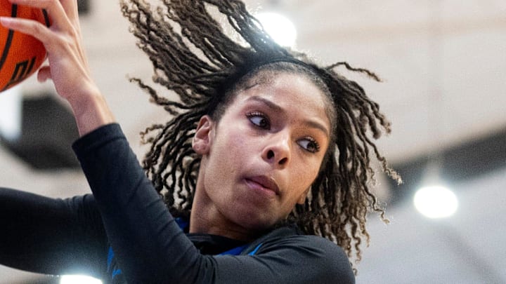 Memphis' Tanyuel Welch (11) jumps up for a rebound during the game between East Carolina University and the University of Memphis at Elma Roane Fieldhouse on Saturday, February 1, 2025. Memphis' Tanyuel Welch (11) jumps up for a rebound during the game between East Carolina University and the University of Memphis at Elma Roane Fieldhouse on Saturday, February 1, 2025.