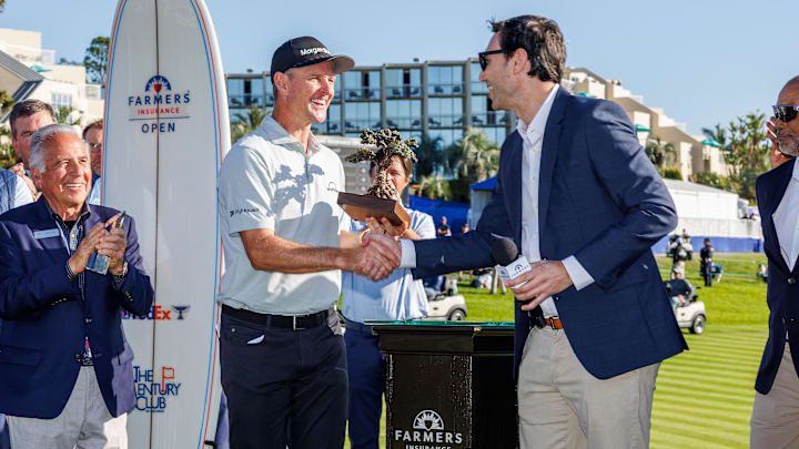 Justin Rose continued his late-career resurgence with a seven-stroke win at the Farmers Insurance Open. Justin Rose continued his late-career resurgence with a seven-stroke win at the Farmers Insurance Open.