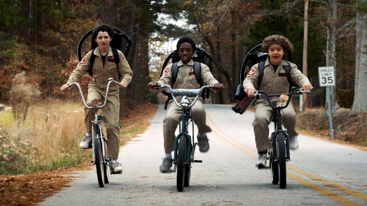 Stranger Things - Finn Wolfhard, Caleb McLaughlin, and Gaten Matarazzo