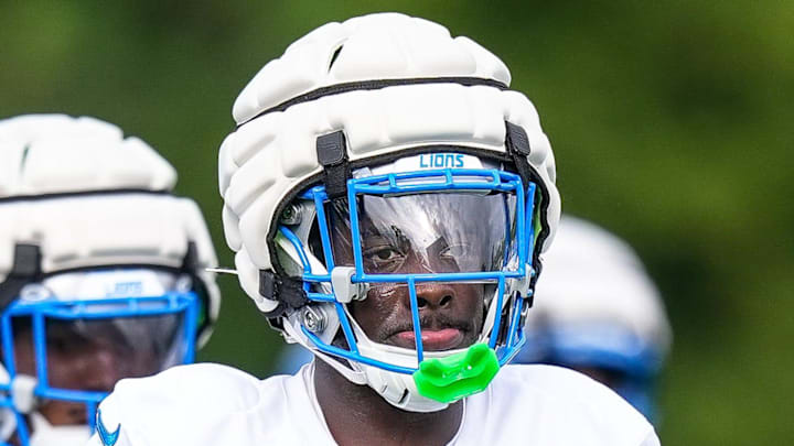Detroit Lions cornerback Terrion Arnold (6). Detroit Lions cornerback Terrion Arnold (6).