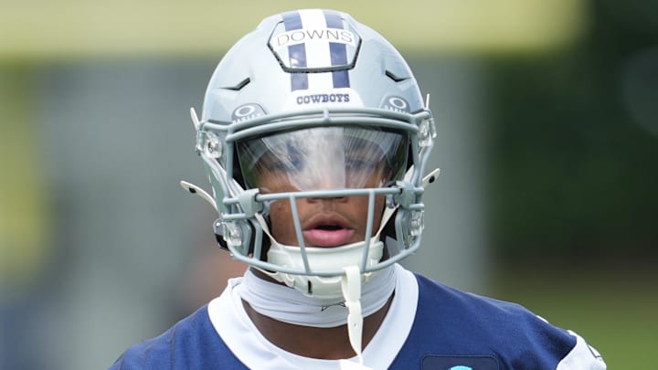 Dallas Cowboys cornerback Caleb Downs
