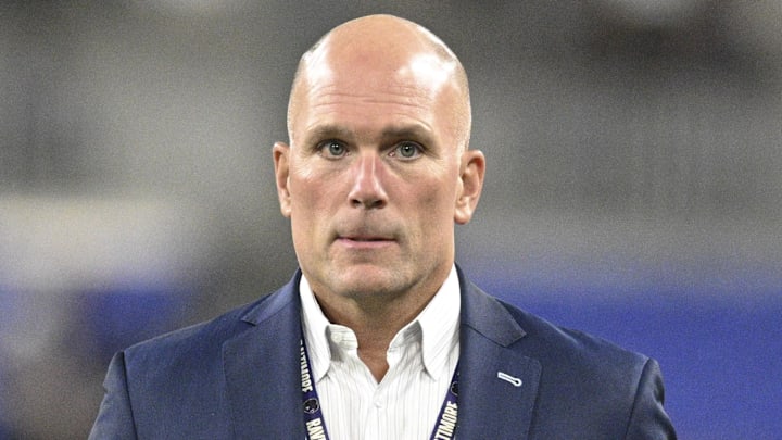 Baltimore Ravens general manager Eric Decosta